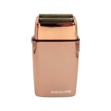 BaByliss Pro FOILFX02 Cordless Metal ROSE GOLD Double Foil Shaver FXFS2RG with Fade Brush BPFADEB and 9" Comb