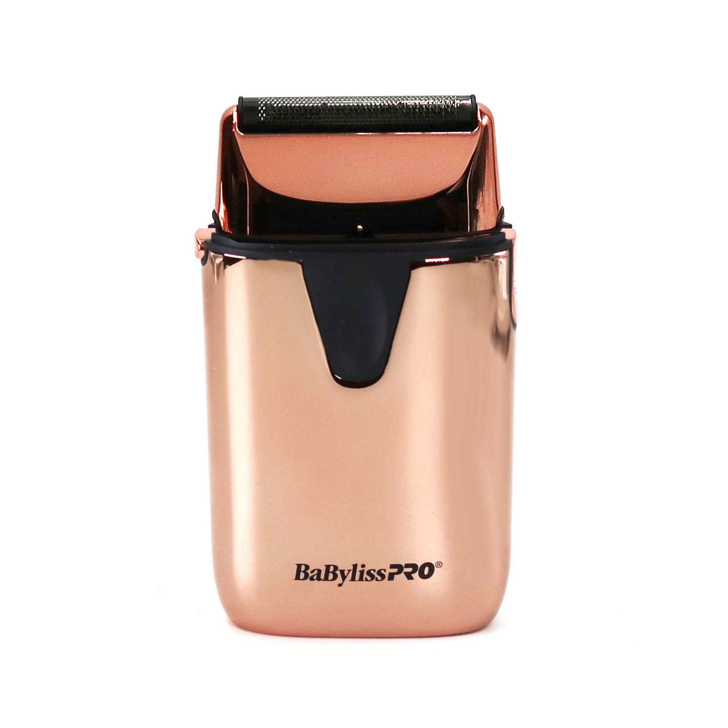BaByliss Pro LIMITED EDITION UVFOIL UV-Disinfecting Metal Single Foil Shaver - Rose Gold FXLFS1RG with Fade Brush BPFADEB and 9" Comb
