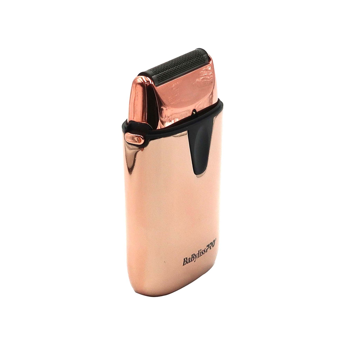 BaByliss Pro LIMITED EDITION UVFOIL UV-Disinfecting Metal Single Foil Shaver - Rose Gold FXLFS1RG with Fade Brush BPFADEB and 9" Comb