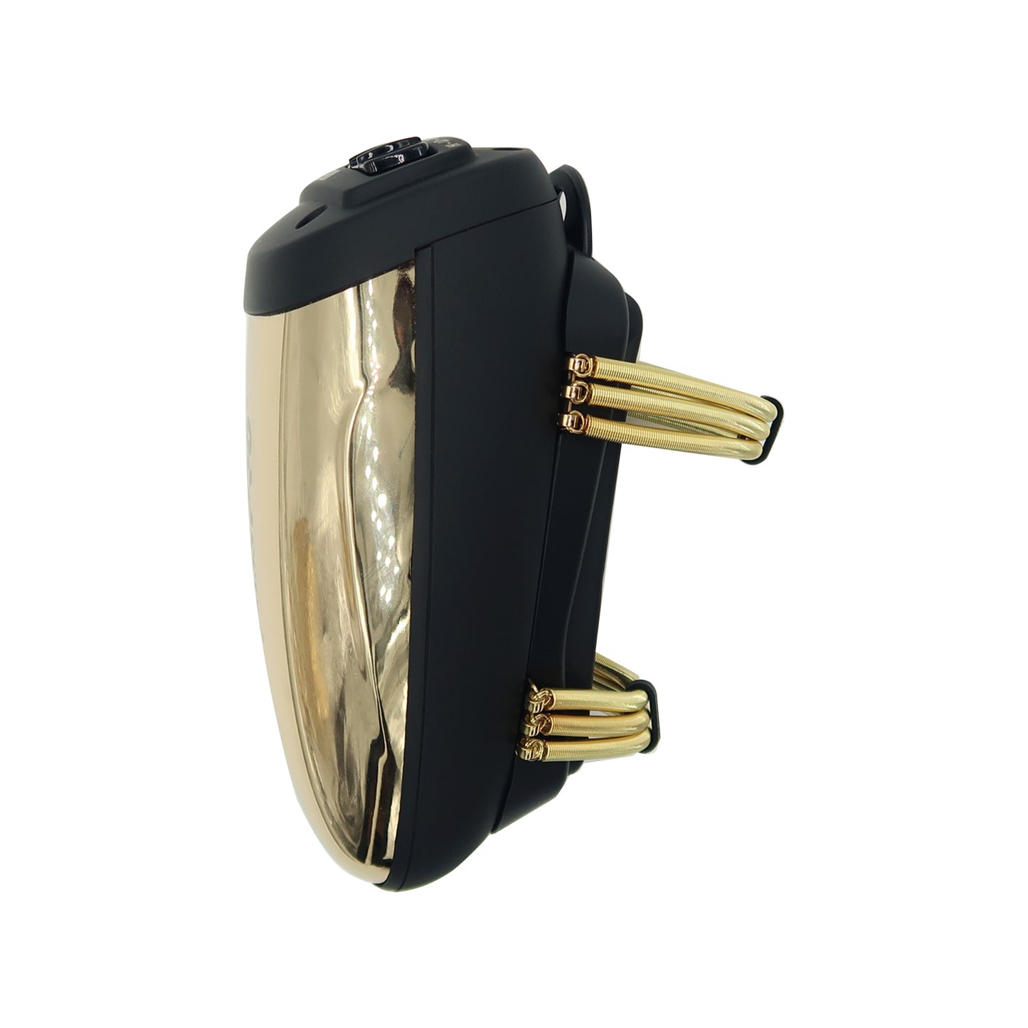 BabyLiss Pro Vibe FX Cord / Cordless Massager FXSSMG Gold with Fade Brush and 9" Comb