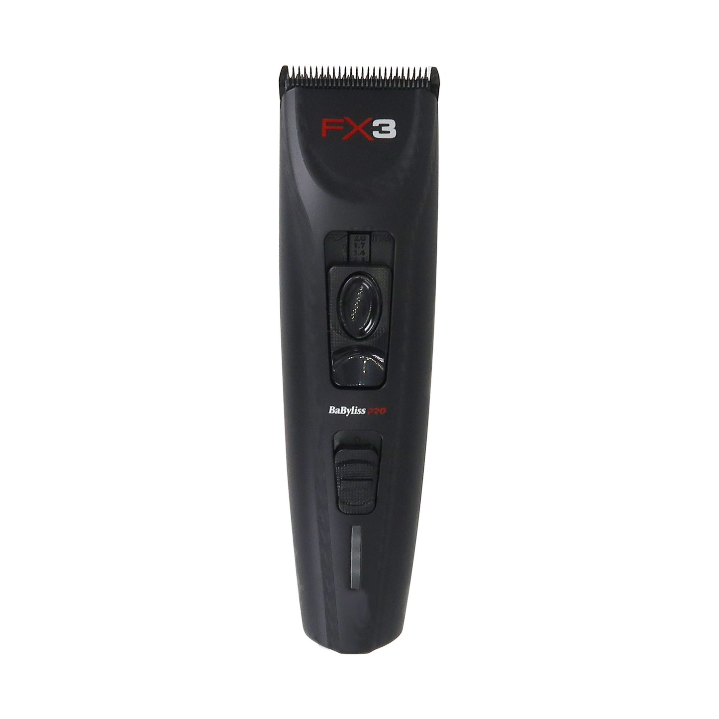 BaByliss Pro FX3 Black High Torque Cordless Clipper FXX3CB (Black) + BaByliss Pro Fade Brush BPFADEB + BaByliss Pro 9" Comb