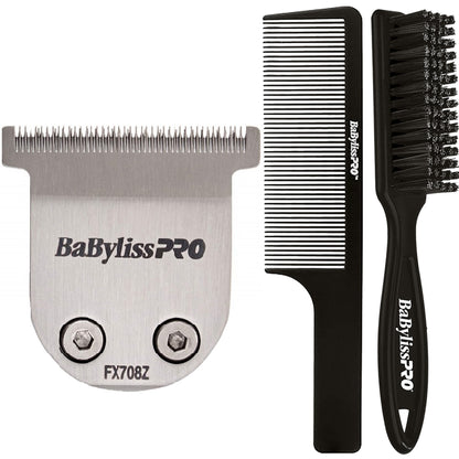 BaByliss Pro Replacement Trimmer Blade FX708Z For FX788 Trimmers with Fade Brush and 9" Comb
