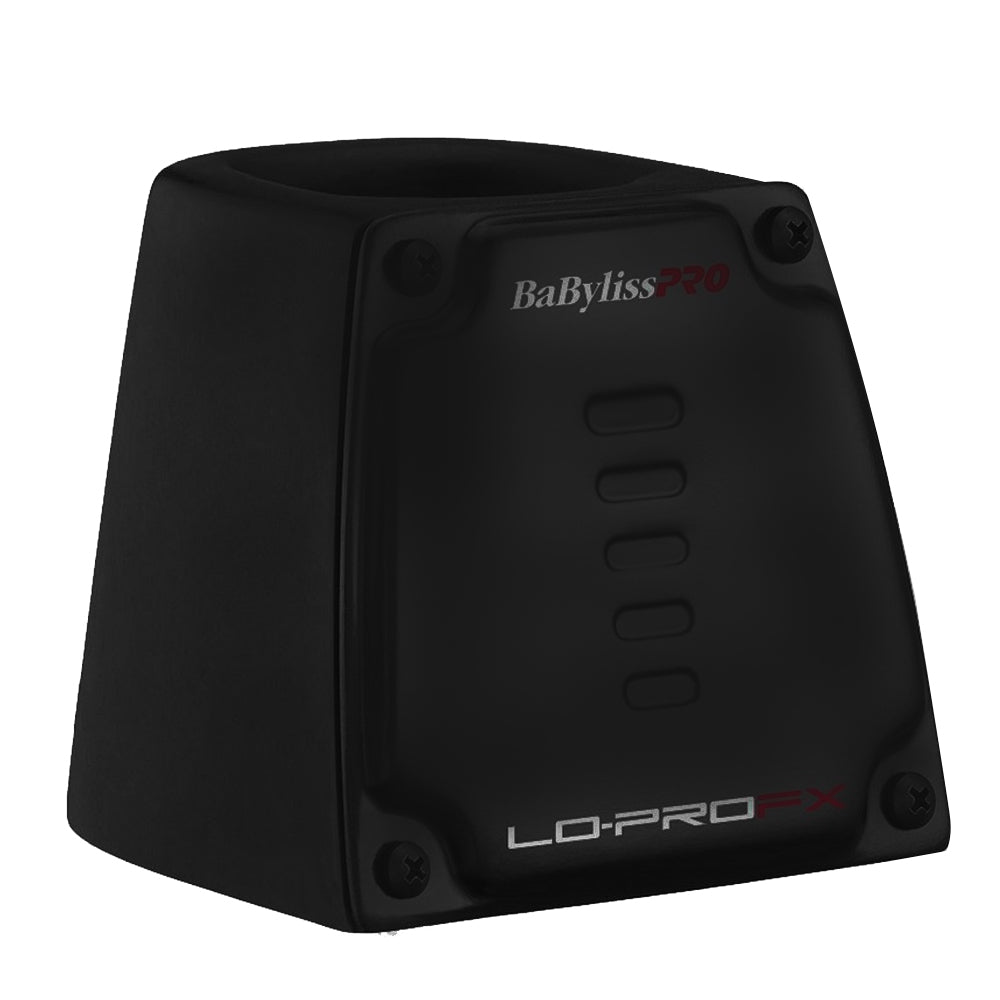 BaByliss Pro LO-PROFX Trimmer Charging Base #FX726BASE + BaByliss Pro Fade Brush BPFADEB + BaByliss Pro 9" Clipper Comb