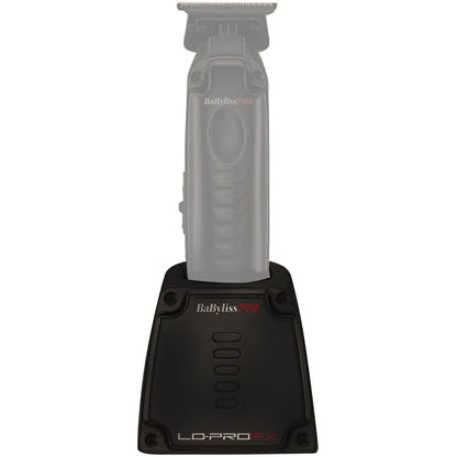 BaByliss Pro LO-PROFX Trimmer Charging Base #FX726BASE + BaByliss Pro Fade Brush BPFADEB + BaByliss Pro 9" Clipper Comb