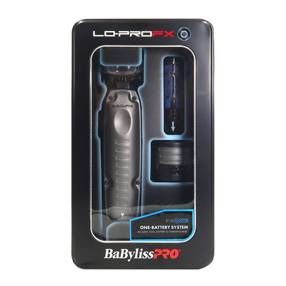BaByliss Pro FXONE LO-PROFX High-Performance Low-Profile Trimmer FX729 with Fade Brush and 9" Comb