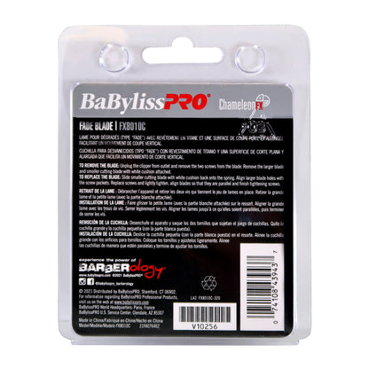 BaByliss Pro Replacement Titanium Fade Blade #FX8010C Fits for FX870, FX825 and FX673 Models + BaByliss Pro Fade Brush BPFADEB + BaByliss Pro 9" Clipper Comb