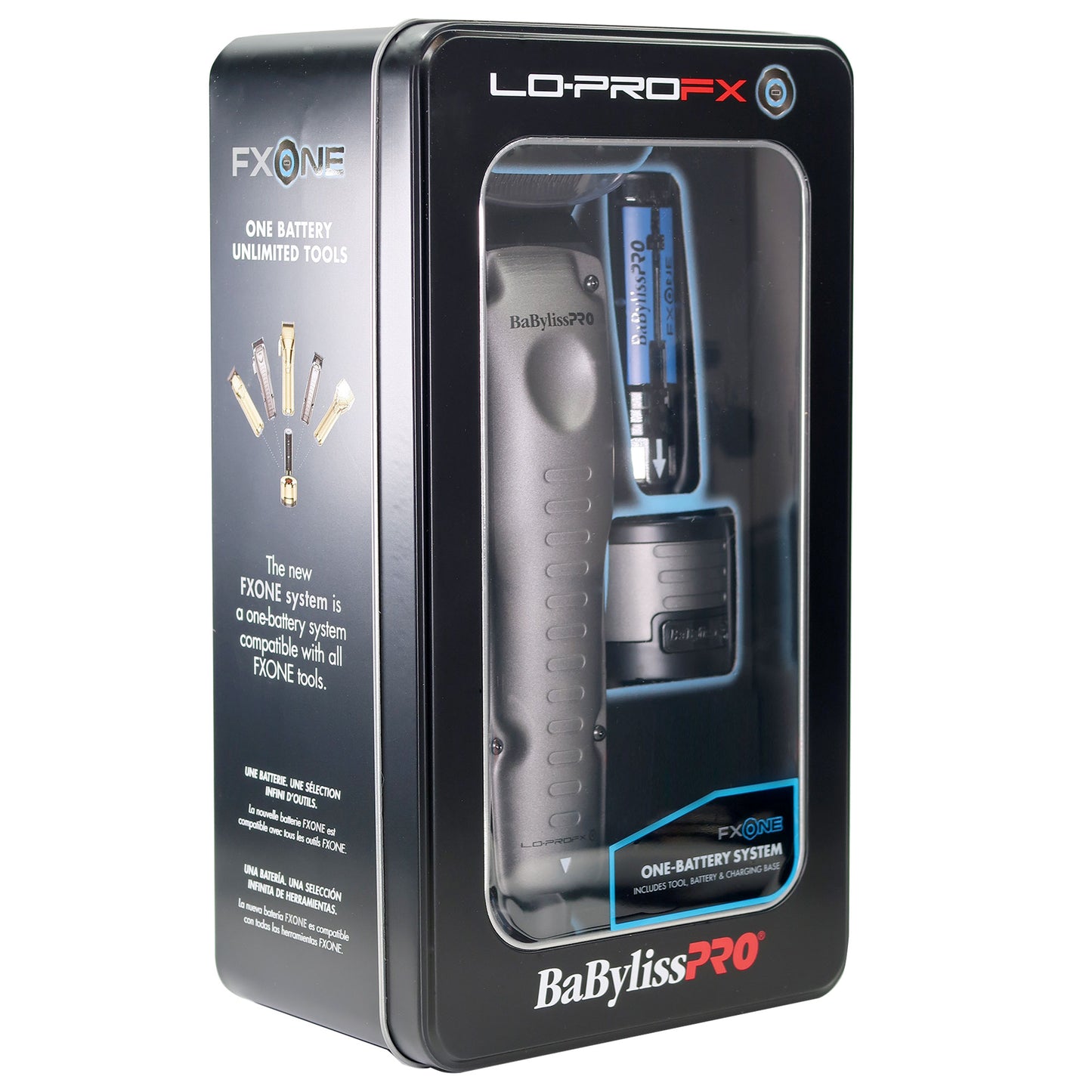 BaByliss Pro FXONE LO-PROFX High-Performance Low-Profile Clipper FX829 with Fade Brush and Clipper Comb
