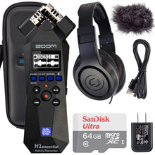 Zoom H1essential 2-Track 32-Bit Float Portable Audio Recorder with Zoom APH-1e Accessory Pack Ultimate Recording Kit