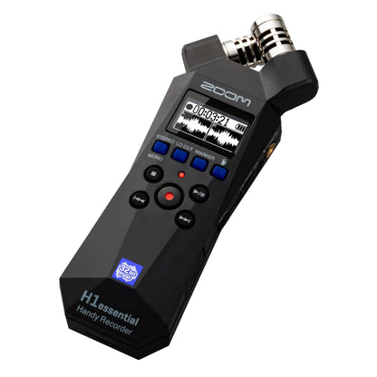 Zoom H1essential 2-Track 32-Bit Float Portable Audio Recorder with Zoom APH-1e Accessory Pack
