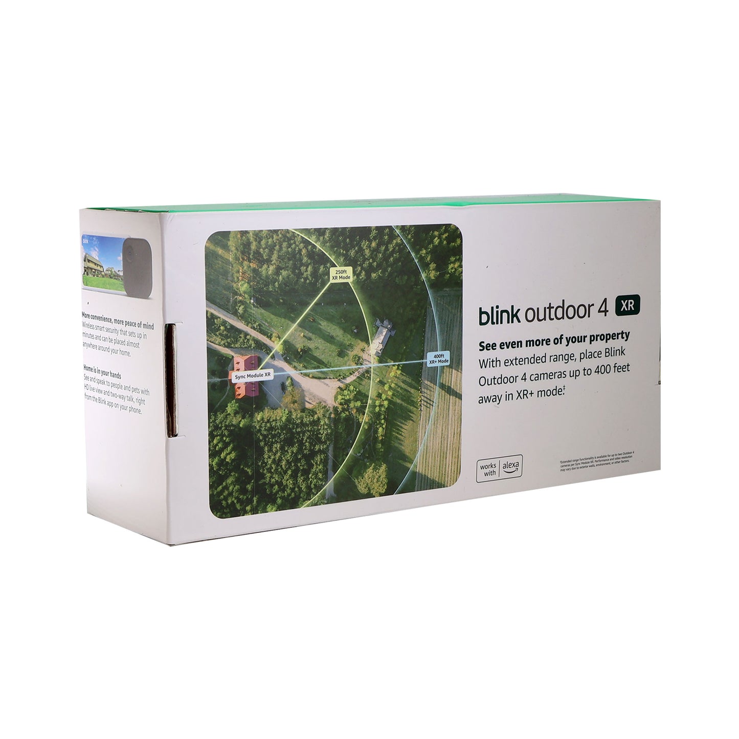 2x Blink Outdoor 4 XR Wireless Security Camera, 400 Feet of Extended Range (Sync Module XR included) - 6 Cameras