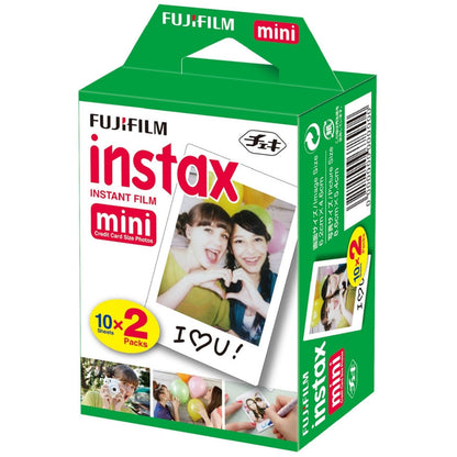 FUJIFILM INSTAX MINI 12 Instant Film Camera (Blossom Pink) with 4x Fujifilm 2x10 Film Mini Instax Film Pack Bundle