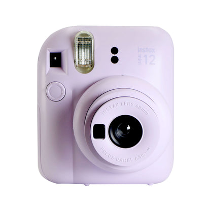 FUJIFILM INSTAX MINI 12 Instant Film Camera (Lilac Purple) with 4x Fujifilm 2x10 Film Mini Instax Film Pack Bundle
