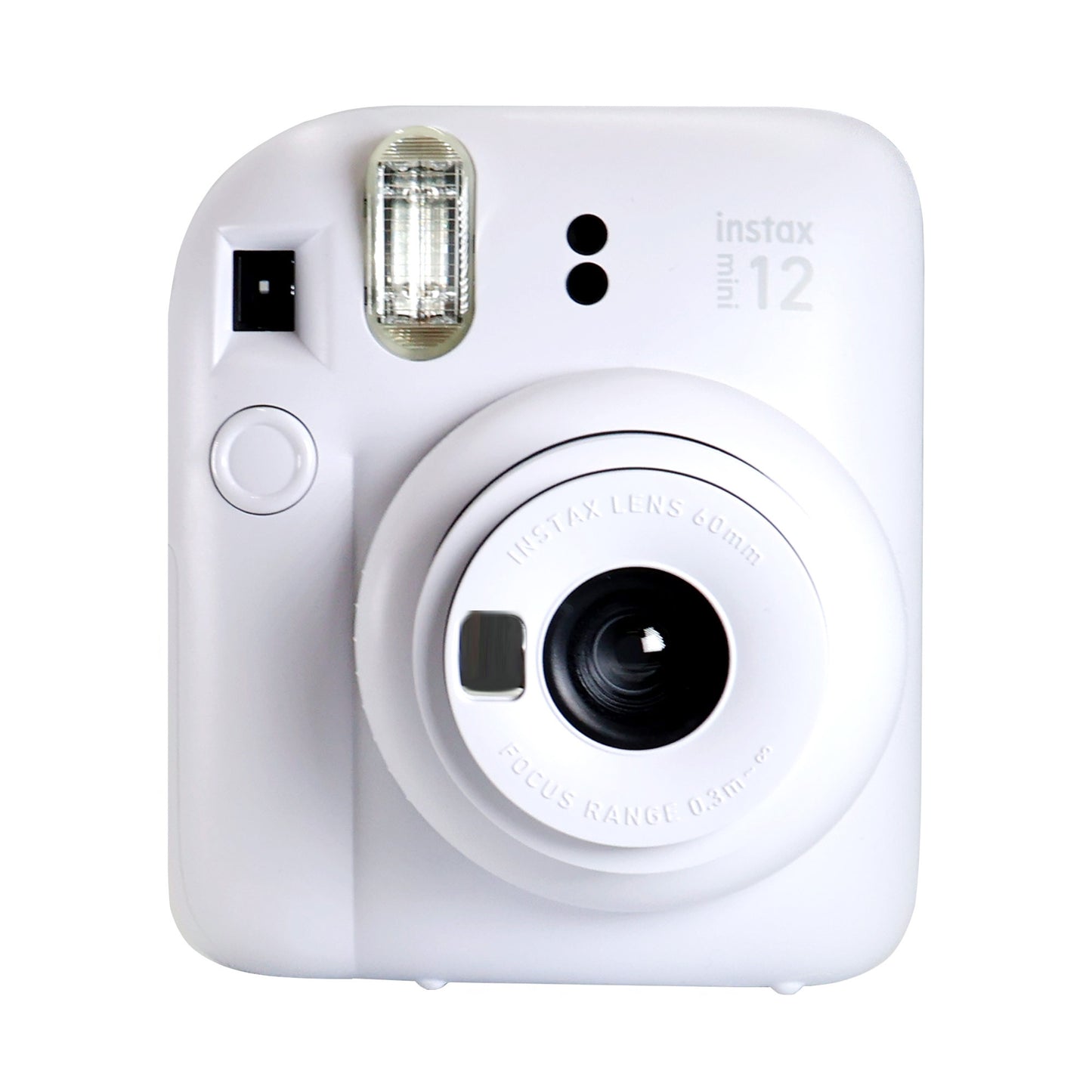FUJIFILM INSTAX MINI 12 Instant Film Camera (Clay White) with 2x Fujifilm 2x10 Film Mini Instax Film Pack and Panasonic Alkaline 2 "AA" Batteries