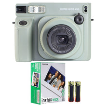 FUJIFILM INSTAX WIDE 400 Instant Film Camera with FUJIFILM INSTAX WIDE 2X10 Film and Panasonic Alkaline 4 "AA" Batteries