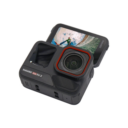 Insta360 Ace Pro 2 Xplorer Dual Battery Waterproof Action Camera Bundle with 128GB Card