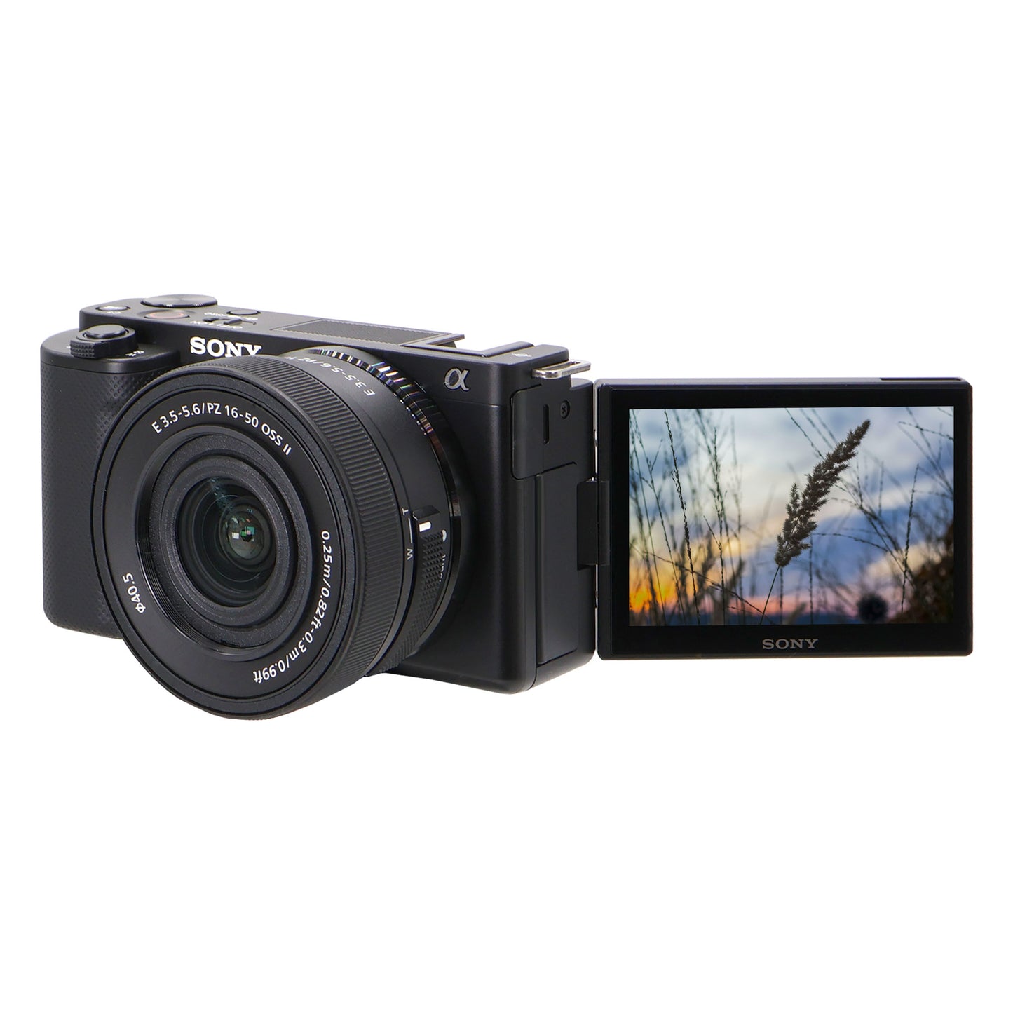 Sony ZV-E10 Mirrorless Camera (Black) with Sony E PZ 16-50mm f/3.5-5.6 OSS II Lens