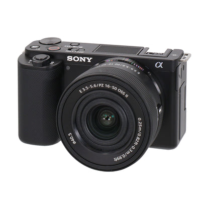 Sony ZV-E10 Mirrorless Camera (Black) with Sony E PZ 16-50mm f/3.5-5.6 OSS II Lens