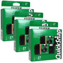 3x FUJIFILM QuickSnap Flash 400 One-Time-Use Disposable Camera (27 Exposures, 2-Pack)
