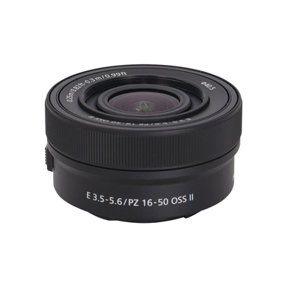 Sony E PZ 16-50mm f/3.5-5.6 OSS II Compact Power Zoom Lens with Optical SteadyShot for E-Mount Cameras (Black)