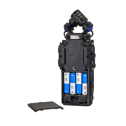 Zoom H6studio 6-Track Handy Recorder with 32-Bit Float Recording and 2x Vidpro Professional Wired XLR Lavalier Microphone XM-L2