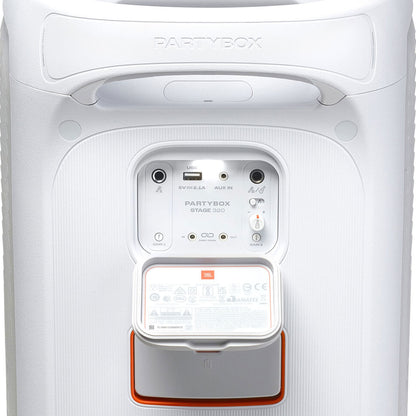 JBL PartyBox Stage 320 240W Wireless Party Speaker (White)