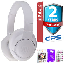 JBL Tune 720BT Over-Ear Wireless Headphones (White) with Fitness and Wellness Plus Software and 2 Year Warranty