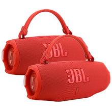 2x JBL Charge 6 Portable Waterproof Bluetooth Speaker (Red)
