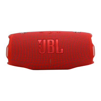JBL Charge 6 Portable Waterproof Bluetooth Speaker (Red) with T110 in Ear Headphones and Fitness & Wellness Plus Software