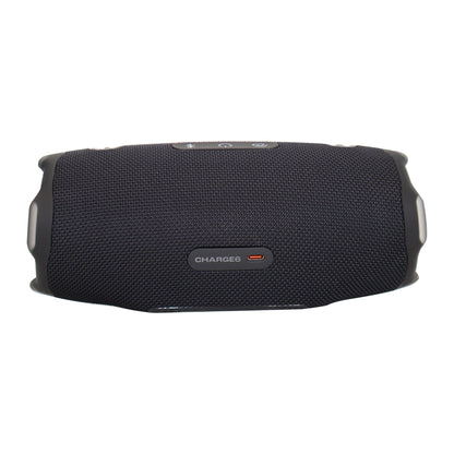 JBL Charge 6 Portable Waterproof Bluetooth Speaker (Black) with T110 in Ear Headphones and Fitness & Wellness Plus Software