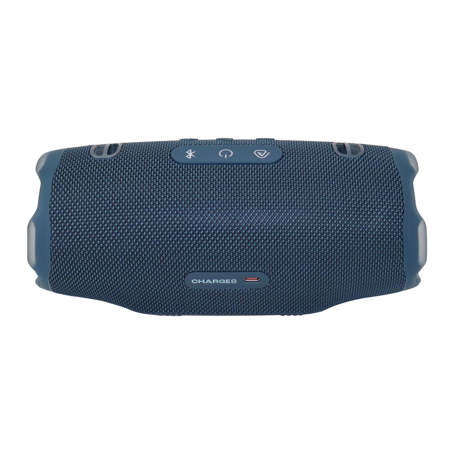 JBL Charge 6 Portable Waterproof Bluetooth Speaker (Blue) with T110 in Ear Headphones and Fitness & Wellness Plus Software