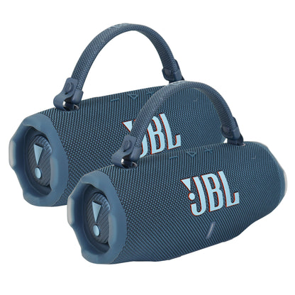2x JBL Charge 6 Portable Waterproof Bluetooth Speaker (Blue)