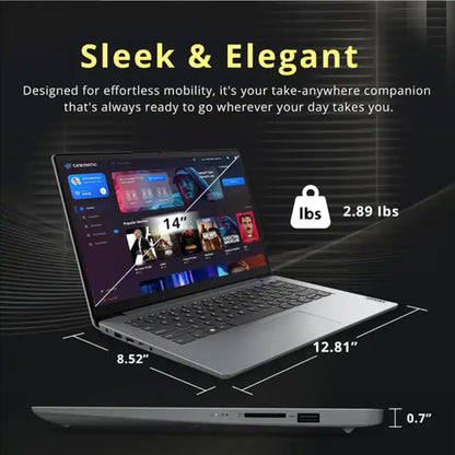 Lenovo Ideapad 1 14" Laptop - Intel Celeron N4500, 4GB Memory, 128GB eMMC (Cloud Gray)