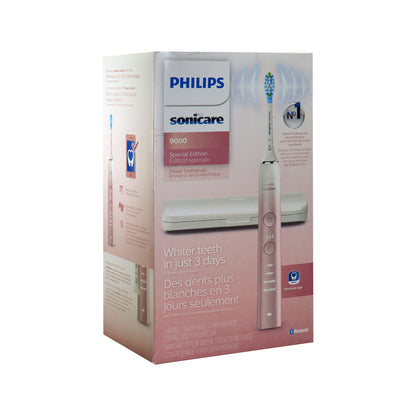 PHILIPS Sonicare 9000 Special Edition Rechargeable Toothbrush, Pink/White, HX9911/90