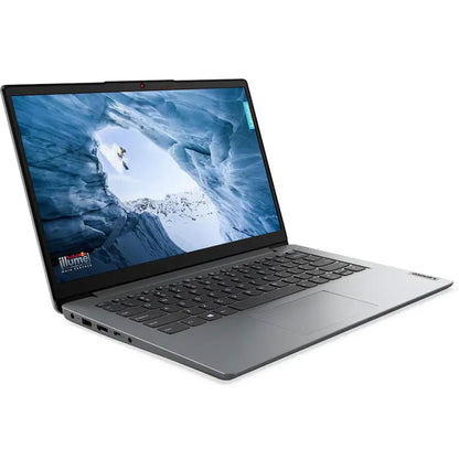 Lenovo Ideapad 1 14" Laptop - Intel Celeron N4500, 4GB Memory, 128GB eMMC (Cloud Gray) with Transcend 256GB 300S UHS-I SDXC Memory Card