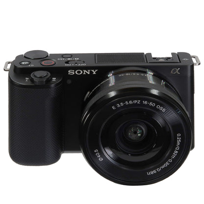 Sony ZV-E10 Mirrorless Camera with E PZ 16-50mm f/3.5-5.6 OSS II Lens Content Creator Bundle