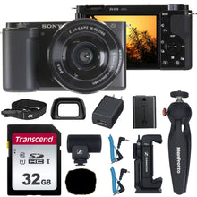 Sony ZV-E10 Mirrorless Camera with E PZ 16-50mm f/3.5-5.6 OSS II Lens Content Creator Bundle