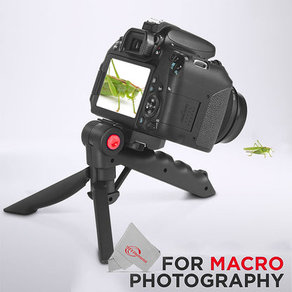 Canon PowerShot IXY 650 HS Black Camera with Case, 32GB MicroSD, Card Reader, Tripod, Cleaning Kit