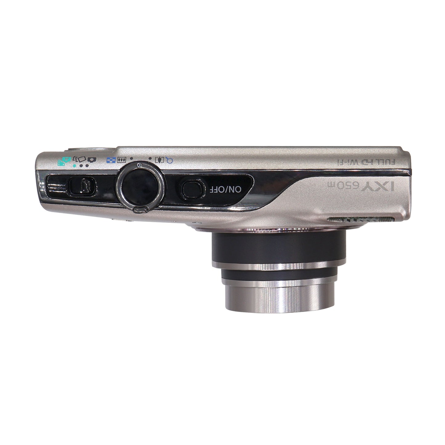 Canon PowerShot IXY 650 HS Silver Camera with 64GB MicroSD, Card Reader, Carrying Case, Cleaning Kit