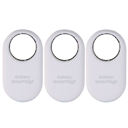3-Pack Samsung SmartTag2 Bluetooth + UWB, IP67 Water and Dust Resistant, Findable via App - White