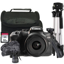 Canon EOS R10 Mirrorless Camera 18-45mm Lens for Content Creators