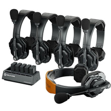 Hollyland Solidcom SE Global 5S 5-Person Full-Duplex Single-Ear Noise-Canceling Headset Intercom System (2.4 GHz)