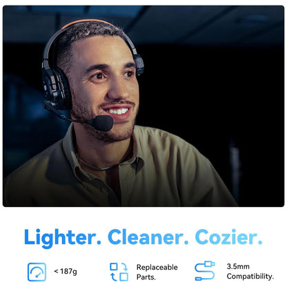 Hollyland Solidcom SE Global Full-Duplex Wireless Single-Ear Remote Headset (2.4 GHz)