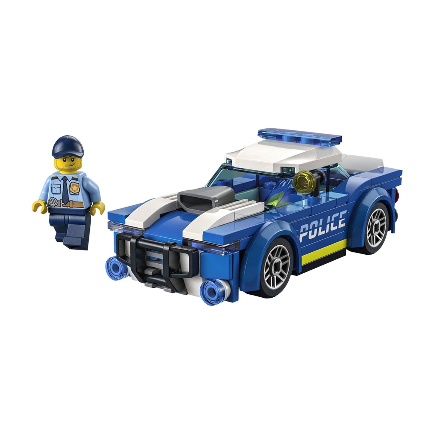 LEGO City Police Car and  Motorcycle Chase Building Toy with with Officers and Crook Minifigures, Gift Idea