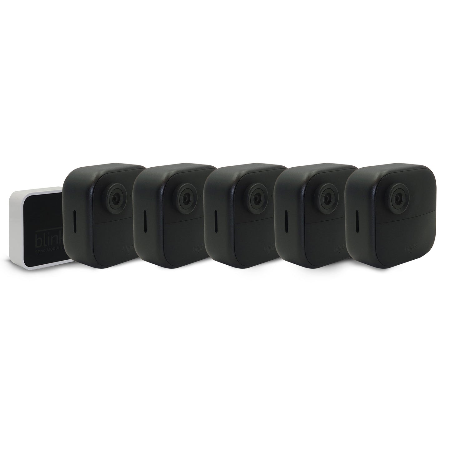 Blink Outdoor 4 5-Camera System (4th Gen) + Blink Video Doorbell White, Smart Security