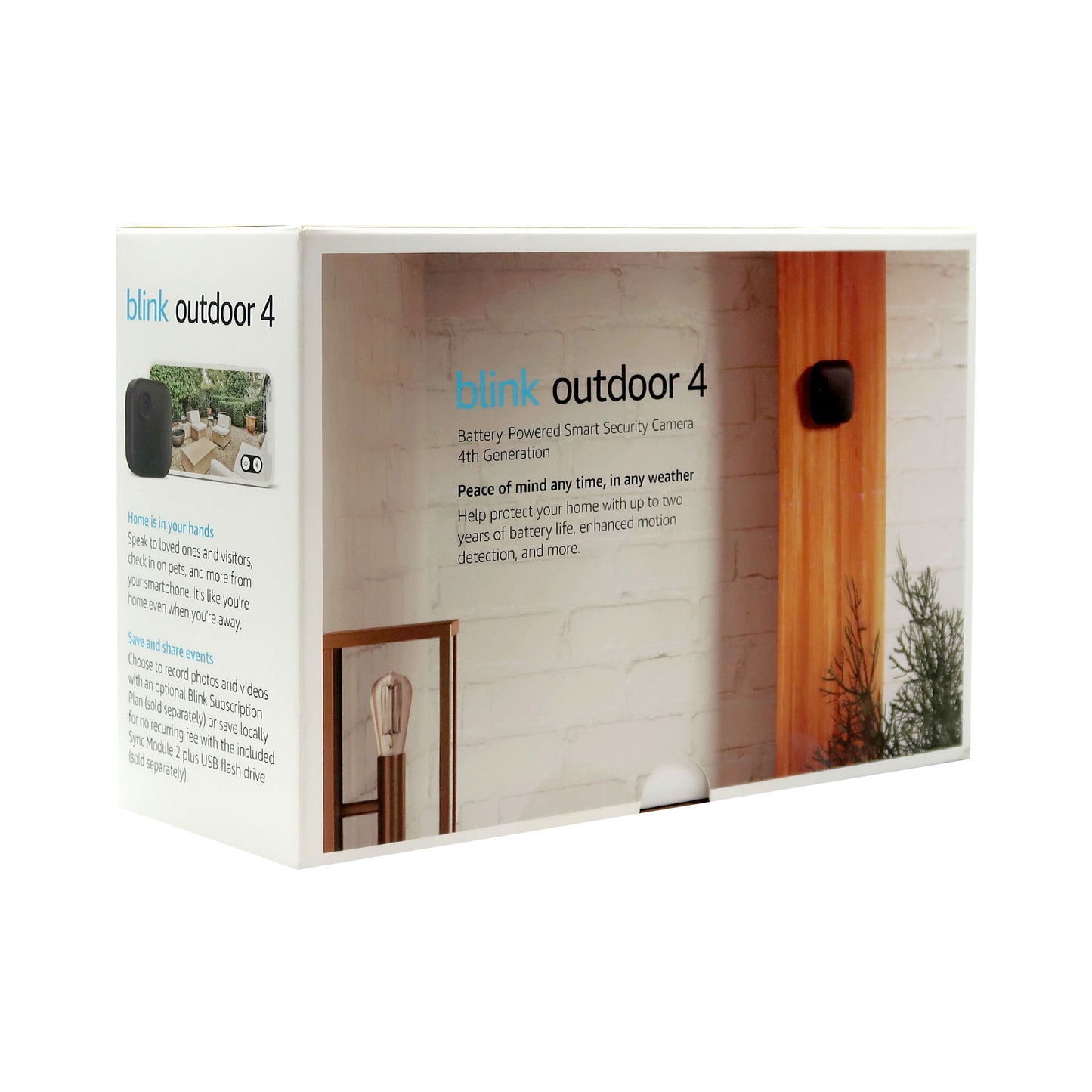 Blink Outdoor 4 5-Camera System (4th Gen) + Blink Video Doorbell White, Smart Security