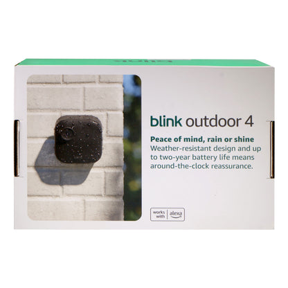 Blink Outdoor 4 5-Camera System with Sync Module Core + Blink Video Doorbell White