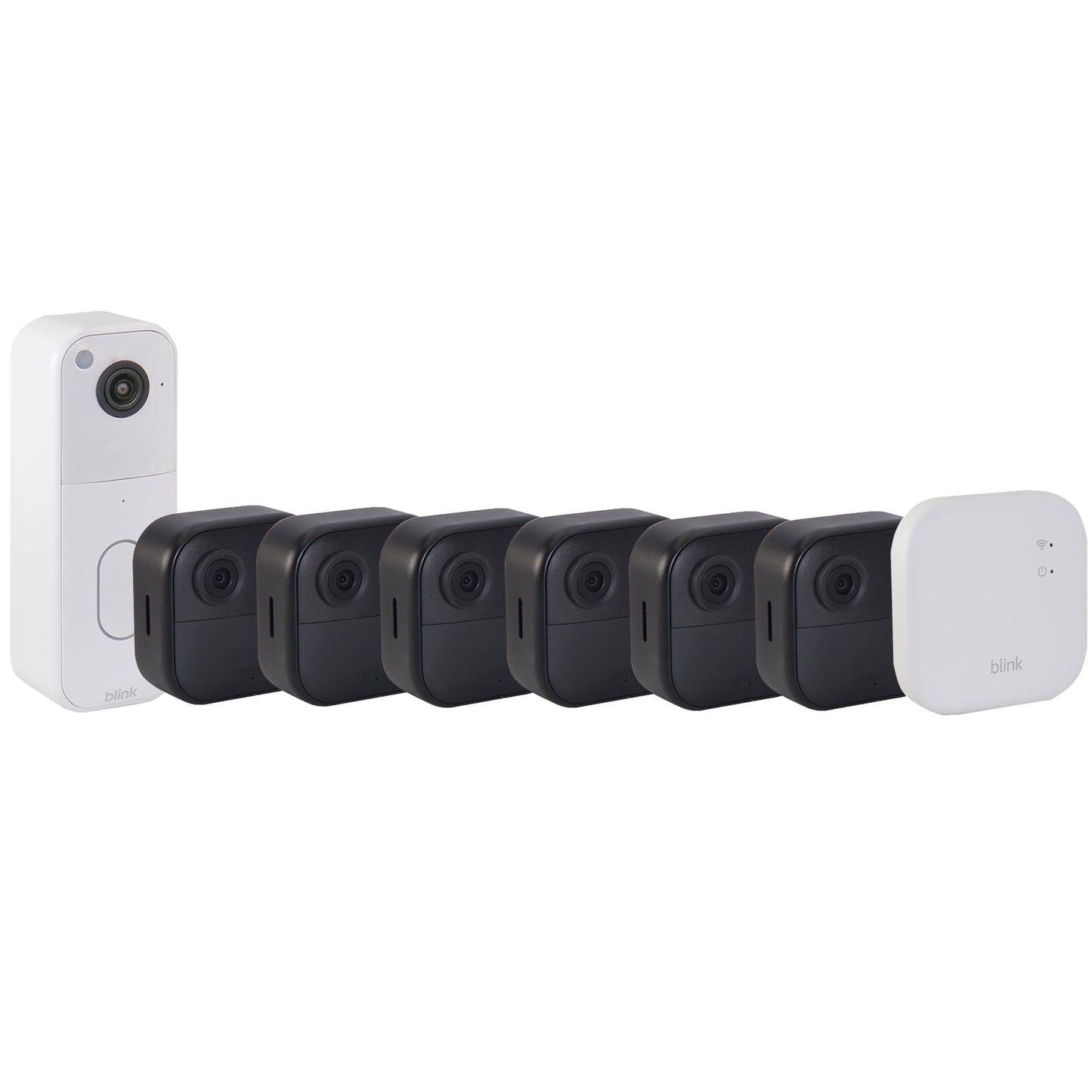 Blink Outdoor 4 XR 6-Camera System 400ft Range + Sync Module XR & Blink Video Doorbell