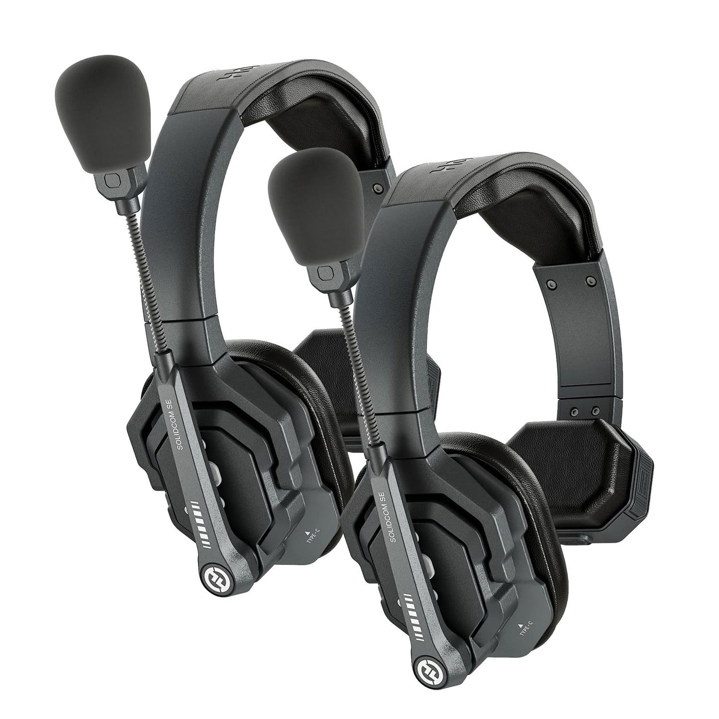 2x Hollyland Solidcom SE Global Full-Duplex Wireless Single-Ear Remote Headset (2.4 GHz)