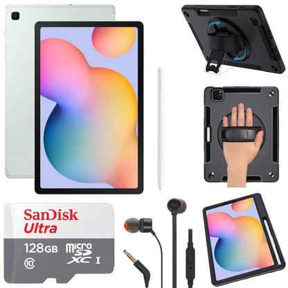 Samsung Galaxy Tab S6 Lite (2024) 10.4" 64GB WiFi Tablet, S Pen Included, Mint with  Tablet Case Accessory Kit