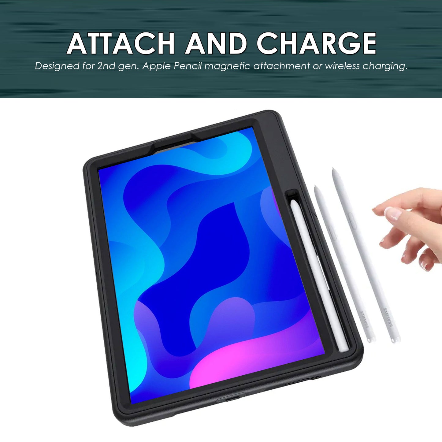 Samsung Galaxy Tab S6 Lite (2024) 10.4" 64GB WiFi Tablet, S Pen Included, Mint with  Tablet Case Accessory Kit